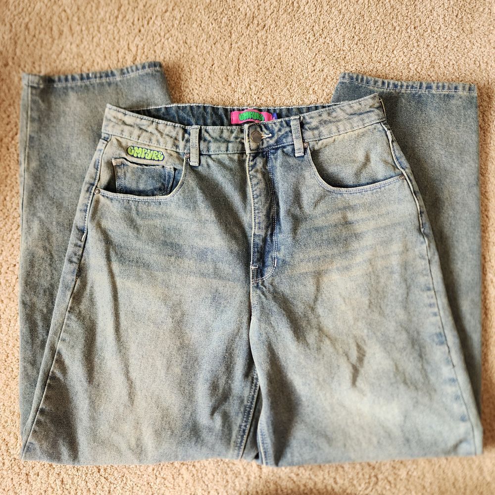 Empyre Tori Jeans Baggy Light wash Skater Punk Grunge‎ womens size 12 - Picture 2 of 13